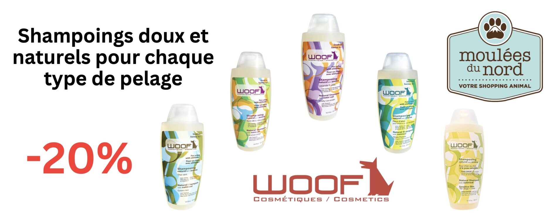 Woof shampoing pour animaux