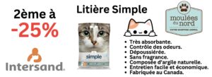 Litière Intersand Simple pour chats