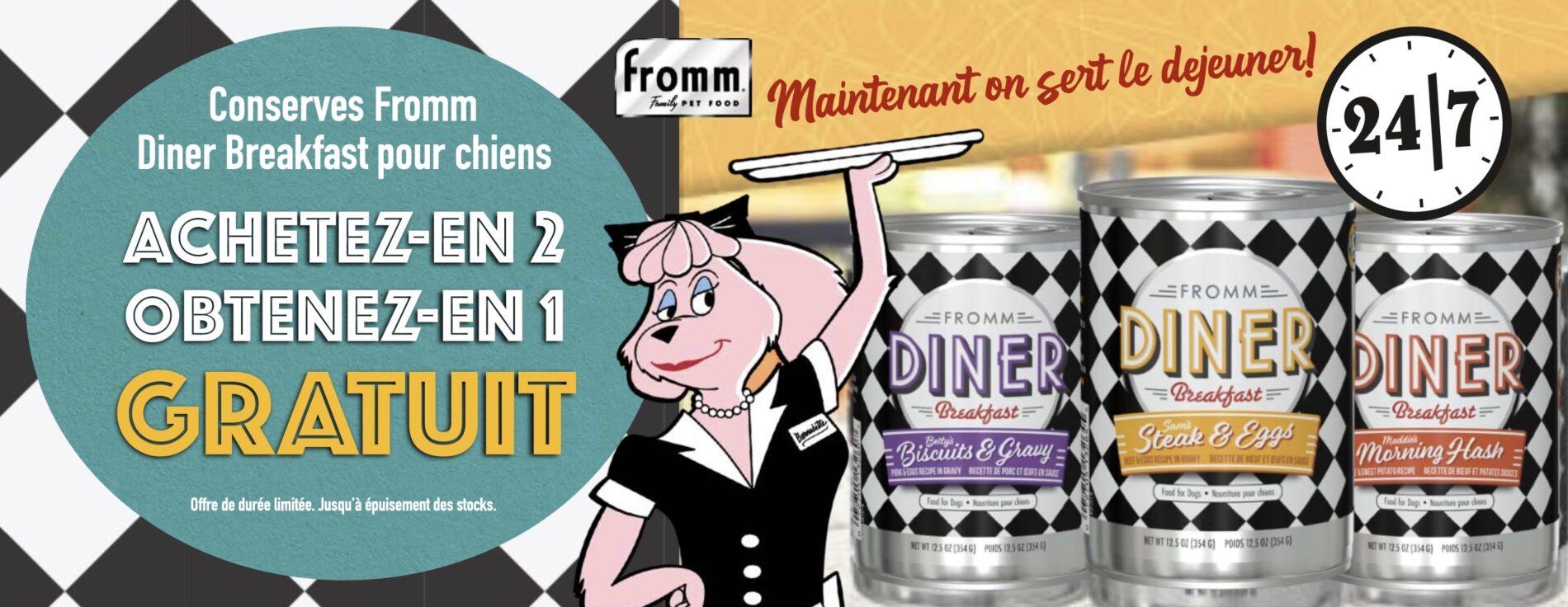 Fromm conserves diner pour chiens