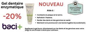 Buco Baci+ gel enzymatique pour la santé dentaire