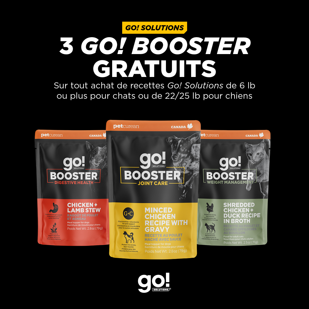 Go! Booster gratuit en février