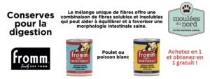 Conserve Fromm digestive en promotion pour avril