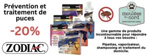 Zodiac protection contre les insectes pour chiens et chats : en promotion pour avril