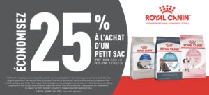 Promotion Royal Canin petits sacs pour chats