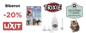 Biberon pour chiots et chatons en rabais