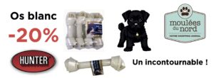 Os blanc Hunter en promotion pour mai