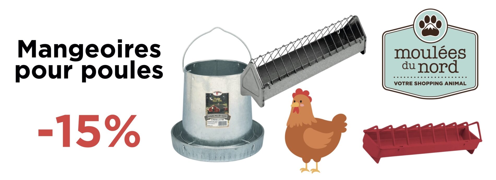 Mangeoires pour poules