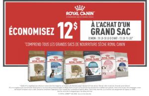 Promotion sur Royal Canin chat et chien