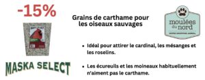 Maska Select carthame pour oiseaux sauvages