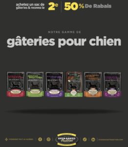 Gros rabais d'anniversaire sur les gâteries Oven Baked Tradition