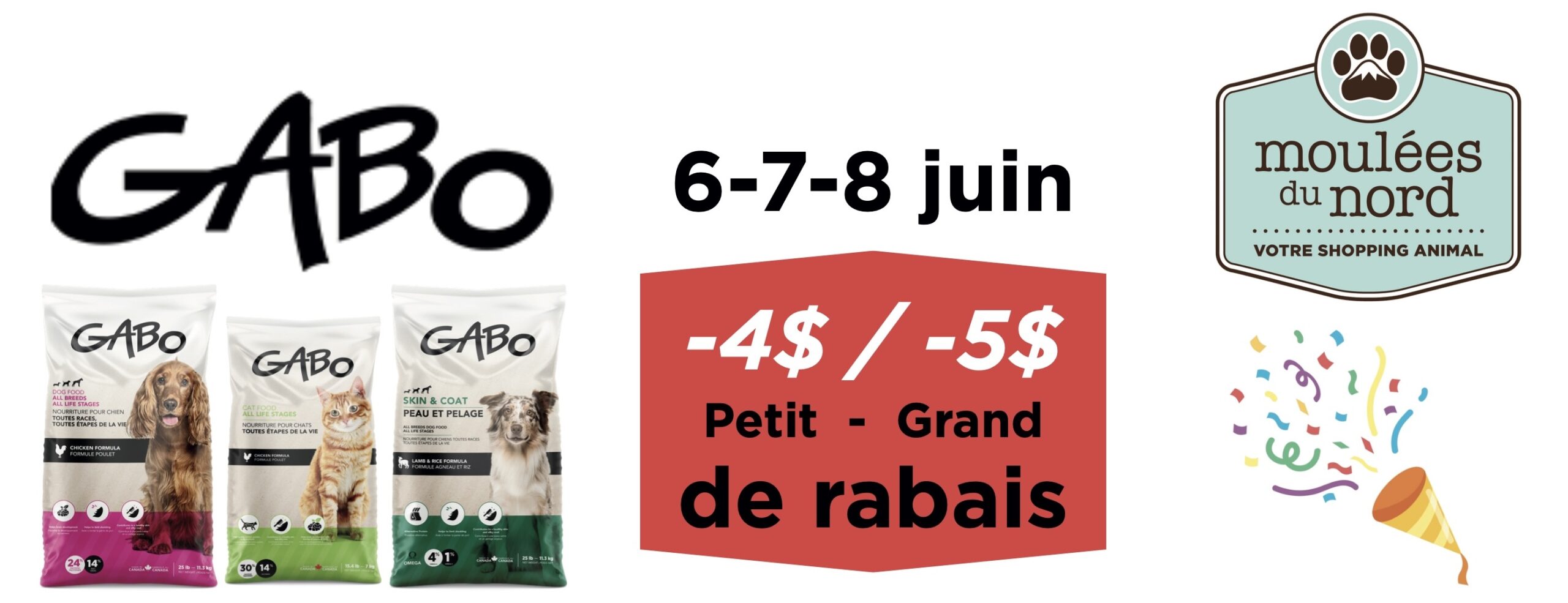 Rabais d'anniversaire sur Gabo