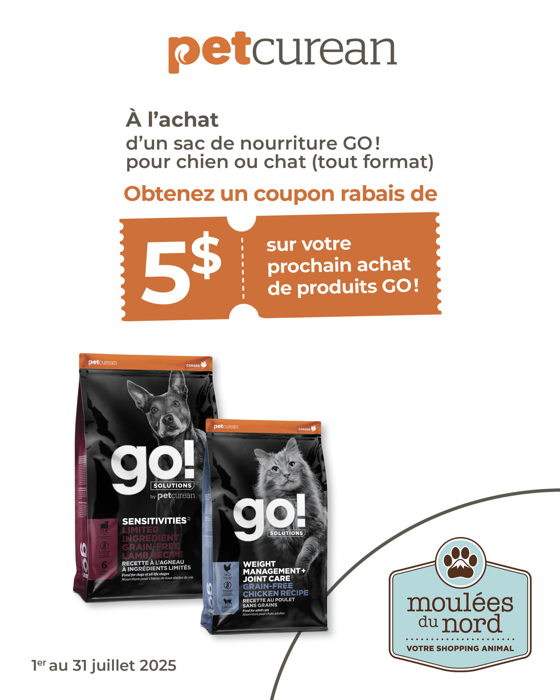Coupon de promotion sur go! ce juillet