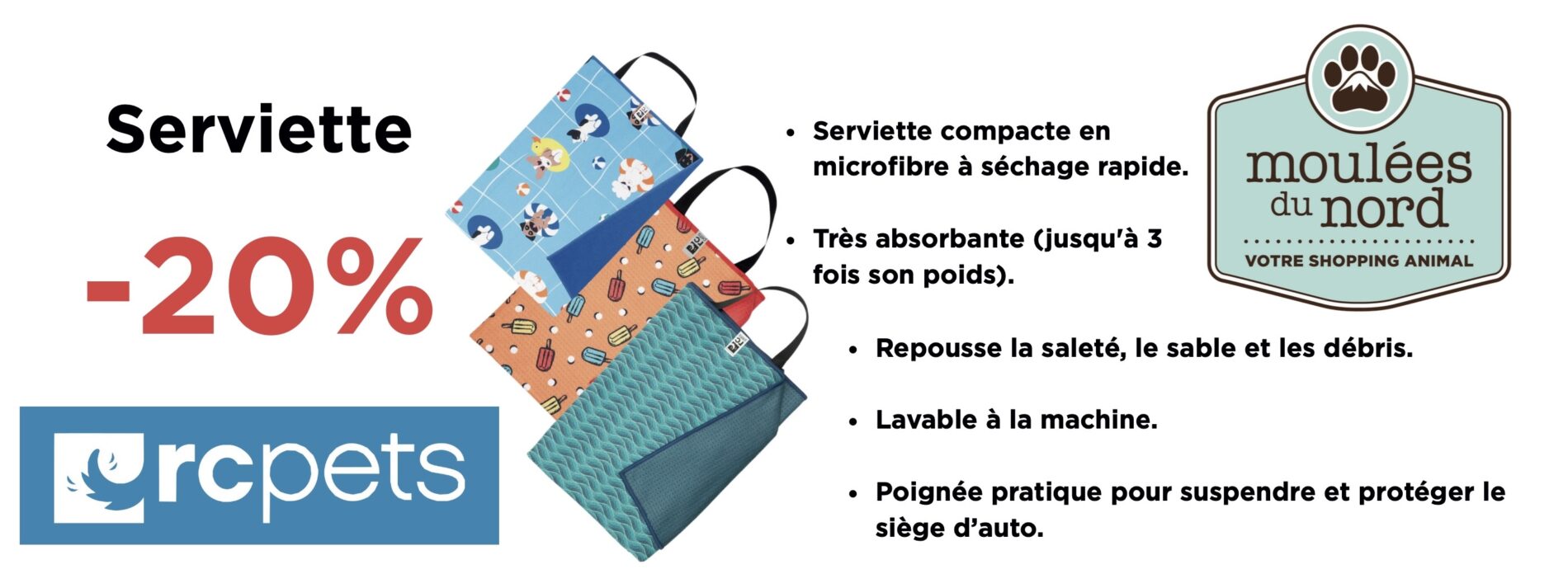 Serviette RC Pets