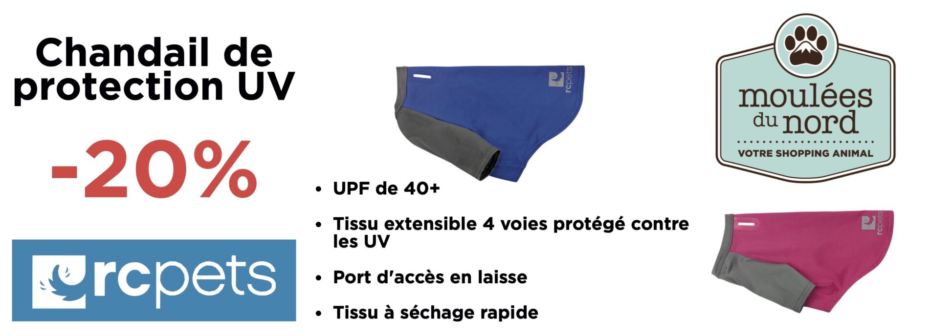 Chandail de protection UV RC Pets