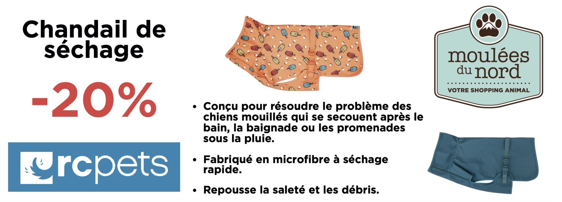 Veste de séchage RC Pets