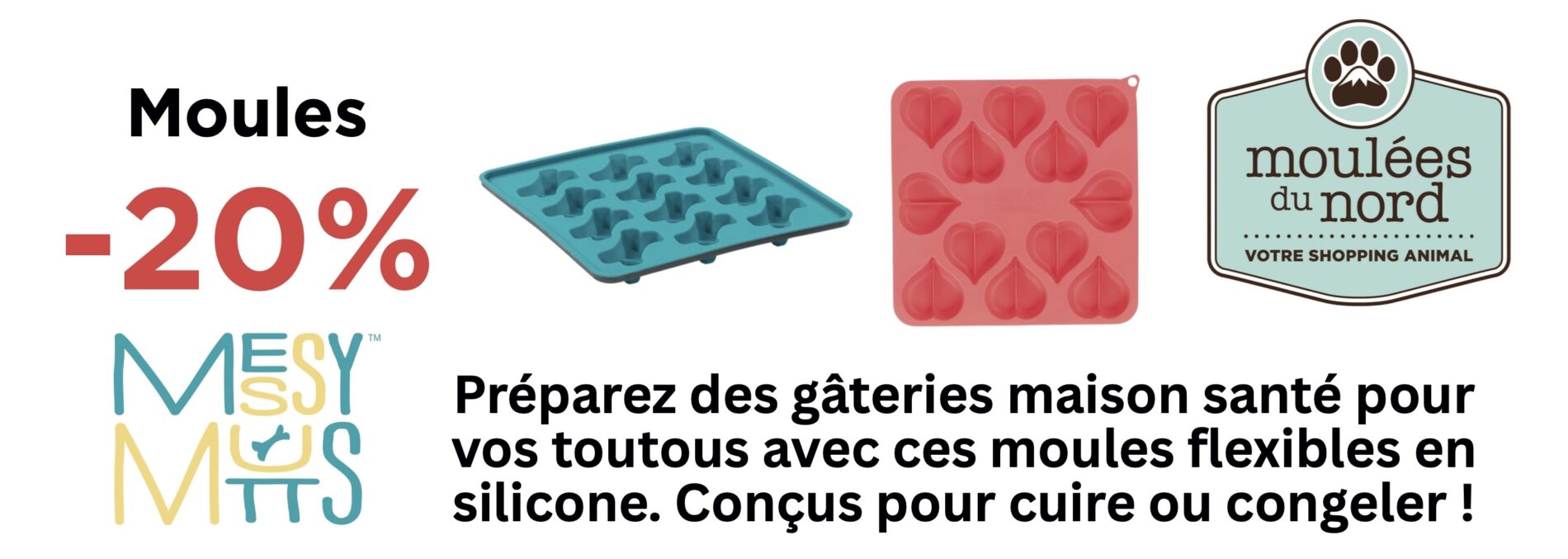 Moules silicone en rabais