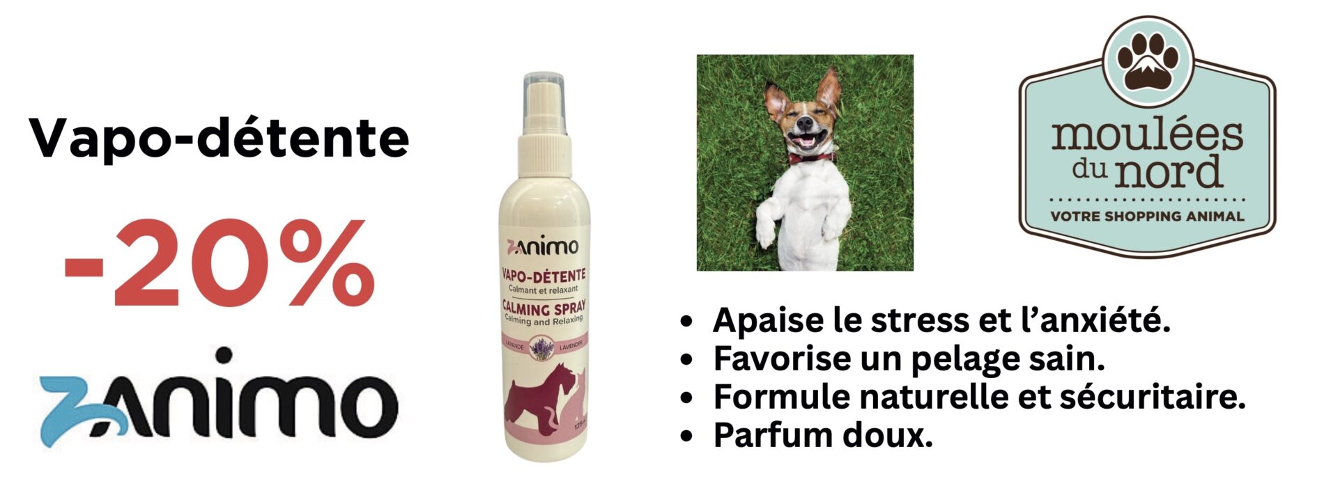 Zanimo Vapo-détente en promotion