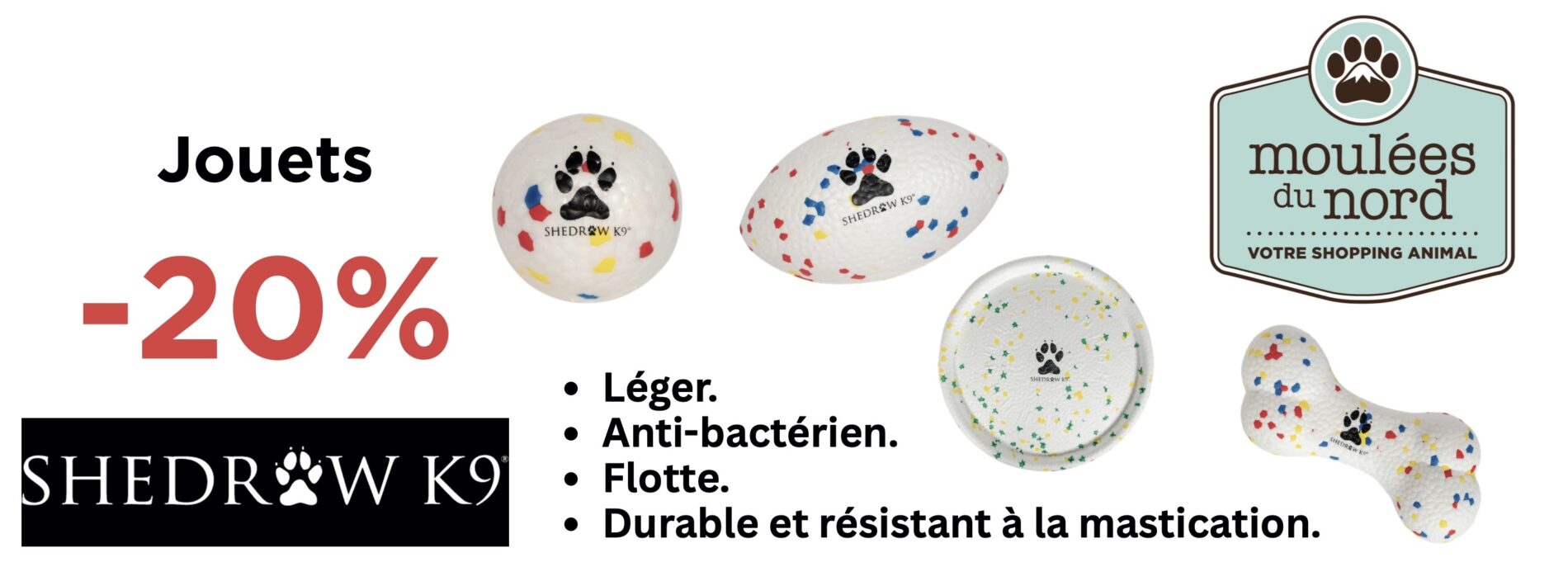 Jouets Shedrow en rabais