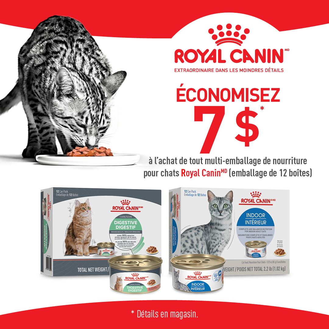 Royal Canin en rabais pour juin