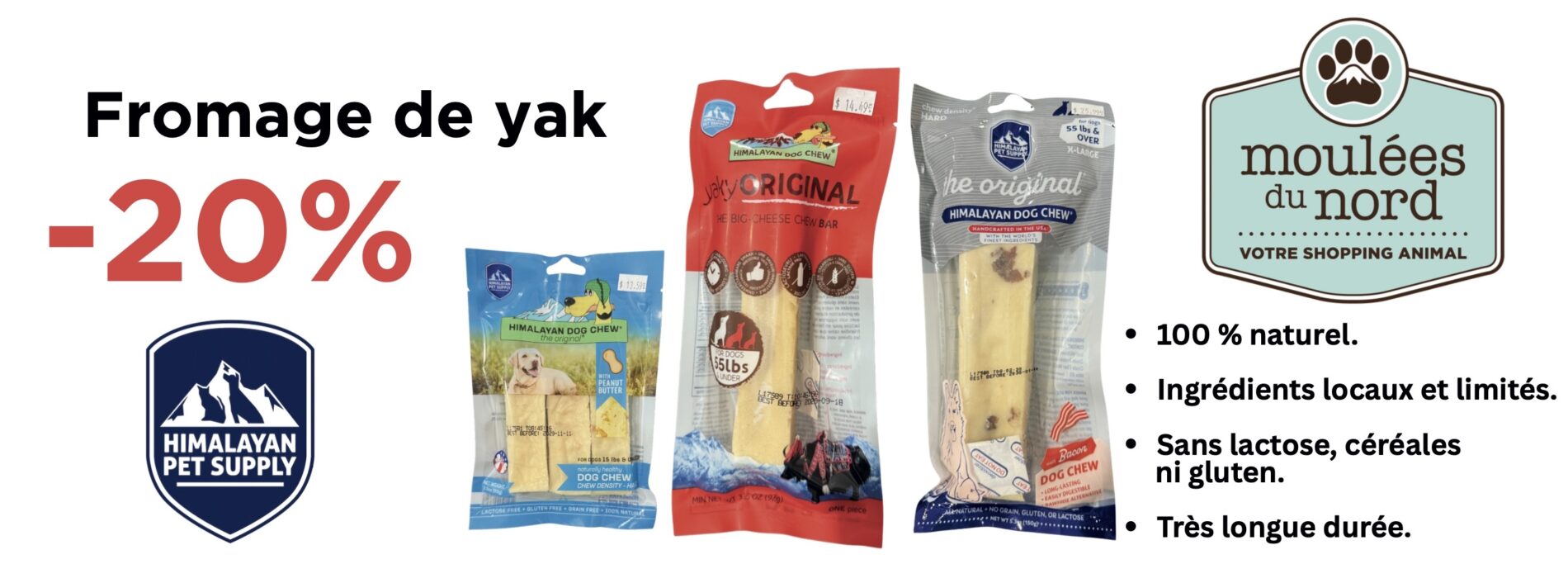Fromage de yak en promotion pour août