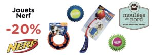 Jouets Nerf pour chien en rabais