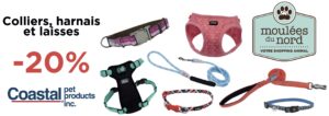 Colliers, harnais et laisses Coastal en promotion