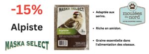 Grains alpiste pour oiseaux en promotion