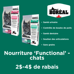 Boréal 'Functional' pour chats en promotion