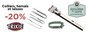 Rabais sur colliers et laisses Trixie