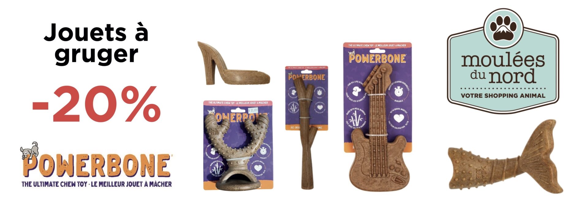 Jouets Powerbone en rabais pour octobre
