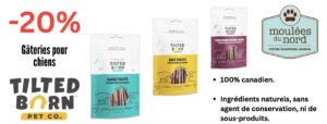 Gâteries Tilted Barn pour chiens en promotion octobre