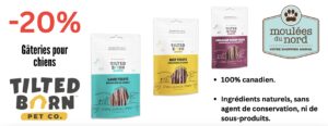Gâteries Tilted Barn pour chiens en promotion octobre