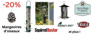 Rabais sur les mangeoires d'oiseaux sauvages