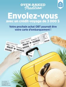 Concours credit de voyage Oven Baked Tradition