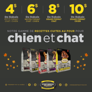 Oven Baked Tradition pour chiens et chats en rabais