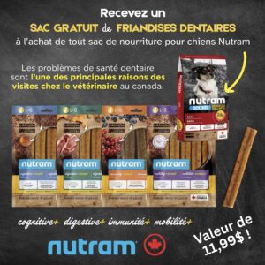 Nutram sac de gâteries dentaires gratuit