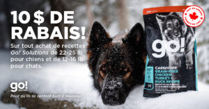 Promotions sur la nourriture GO! Petcurean pour chiens et chats