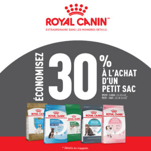 Nourriture Royal Canin chats et chiens en promotions novembre vendrei fou black friday