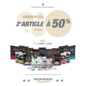 Promotion : 2ème sac de gâteries Oven Baked Tradition à -50%