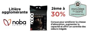 Litière agglomérante Noba en rabais novembre