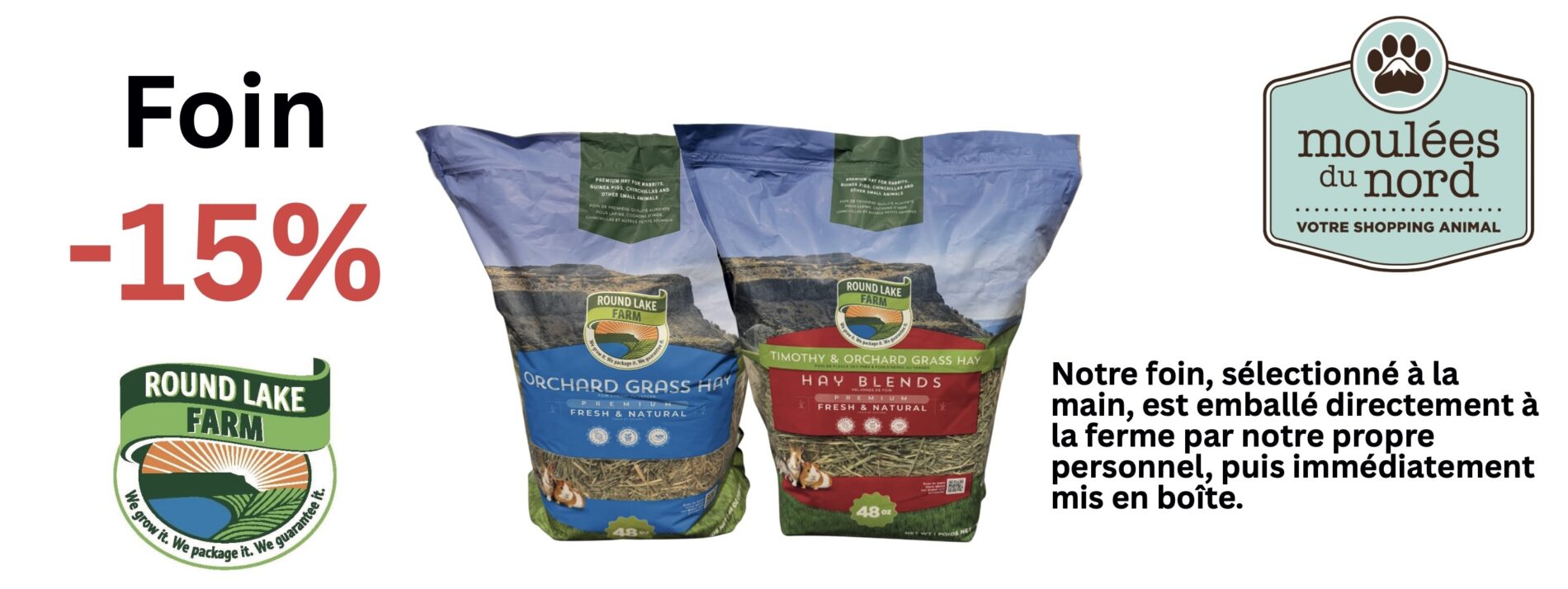 Foin Round Lake Farm en rabais pour petits