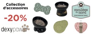 Collection de bols et tapis de lèchage chien/chatDexypaws en rabais janvier 2026
