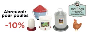 Promotion sur le abreuvoir pour poules