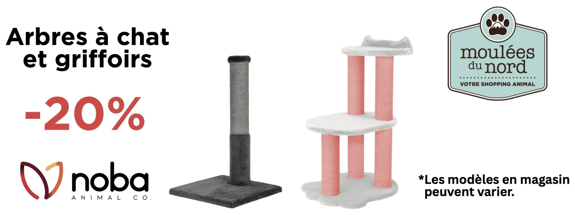 Arbre à chat et griffoir Noba pour chat en rabais pour février