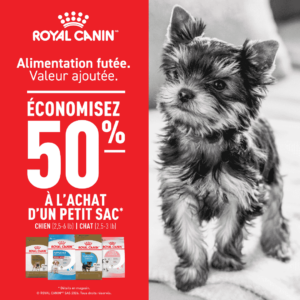 Promotion sur Royal Canin nourriture pour chien et chat janvier