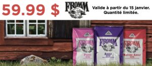 Promotion sur la nourriture pour chiens classic Fromm