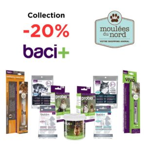 Collection de soins baci+ chiens et chat en rabais pour mars