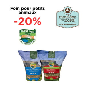 Escompte sur le foin Round Lake Farm pour petits animaux