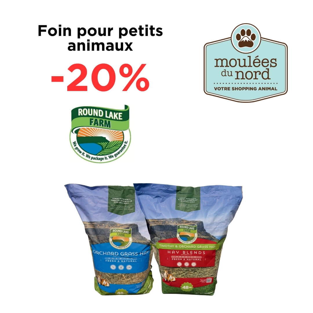 Escompte sur le foin Round Lake Farm pour petits animaux