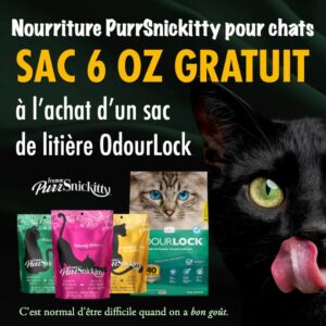 Promotion de mars: Purrsnickety gratuit à l'achat de Odourlock gros sac
